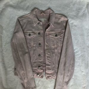 Dusty Pale Pink H&M Jean Jacket